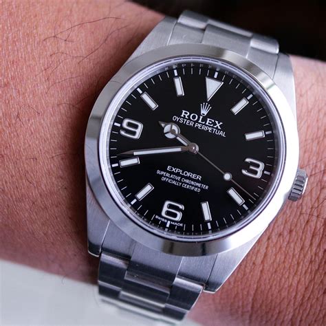 rolex explorer 1 dimensions|rolex explorer ii 39mm.